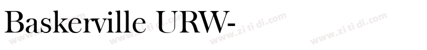 Baskerville URW字体转换